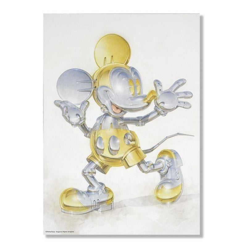 Hajime Sorayama x Disney Future Mickey Mouse A2 Poster Metallic