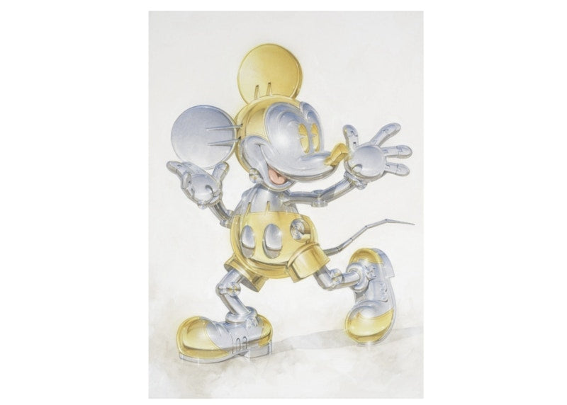 Hajime Sorayama x Disney Mickey Mouse Now & Future Digital Mirror Print (Edition of TBD)