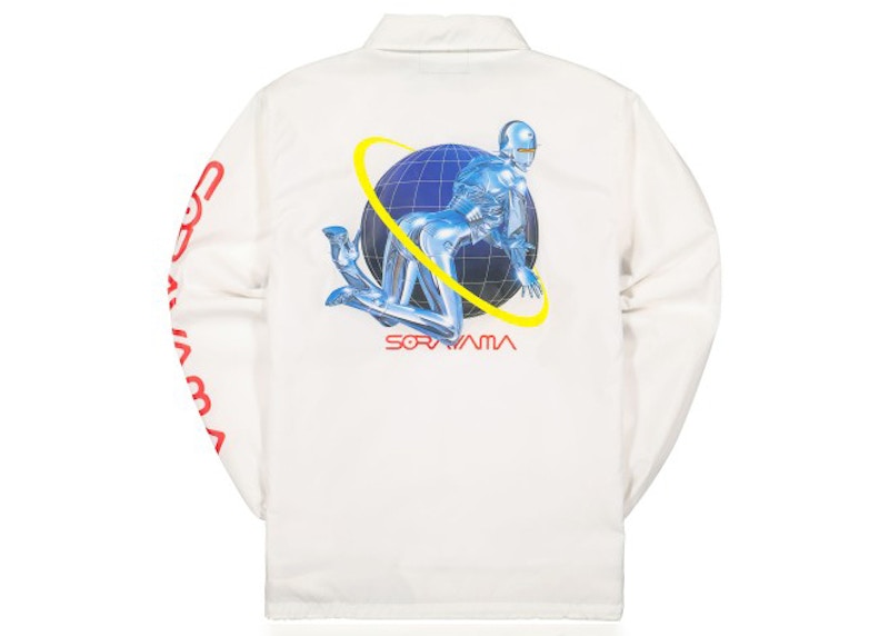Hajime Sorayama x Medicom Toy Sexy Robot 01 Coach Jacket White