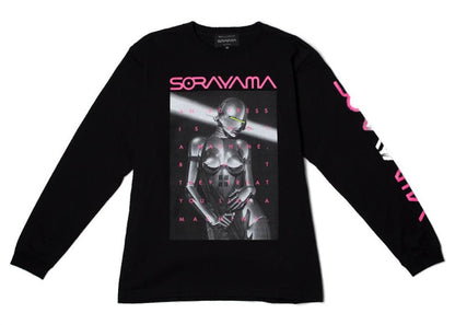 Hajime Sorayama x Medicom Toy Sexy Robot 01 L/S Tee Black