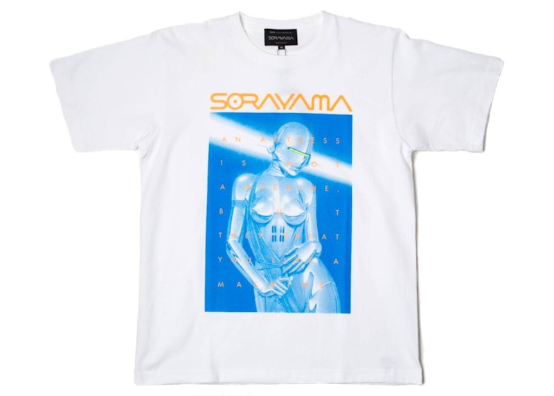 Hajime Sorayama x Medicom Toy Sexy Robot 01 Tee White/Blue