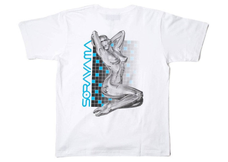 Hajime Sorayama x Medicom Toy Sexy Robot 02 Tee White/Black