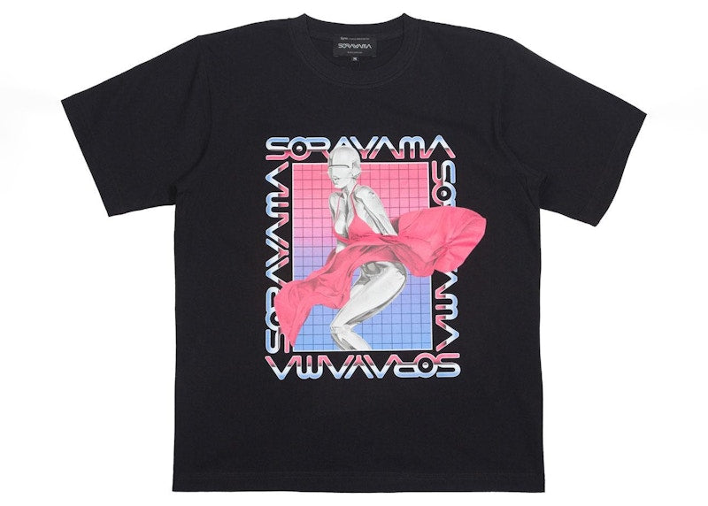 Hajime Sorayama x Medicom Toy Sexy Robot 03 Tee Black