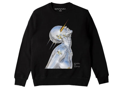 Hajime Sorayama x The Weeknd Echoes Of Silence Cover Crewneck Black
