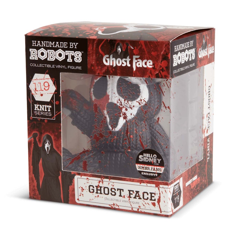 Handmade By Robots Ghost Face Bloody Edition HelloSidney Exclusive Vinyl Figure (LE 720)