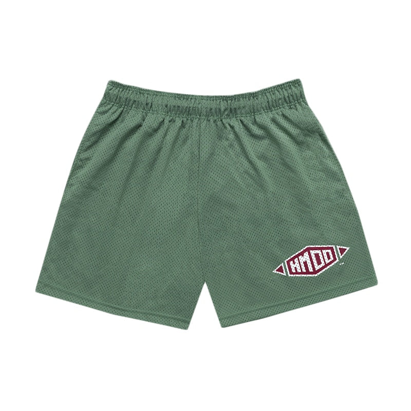 Happy Memories Don't Die Logo Basketball Short Oil Green