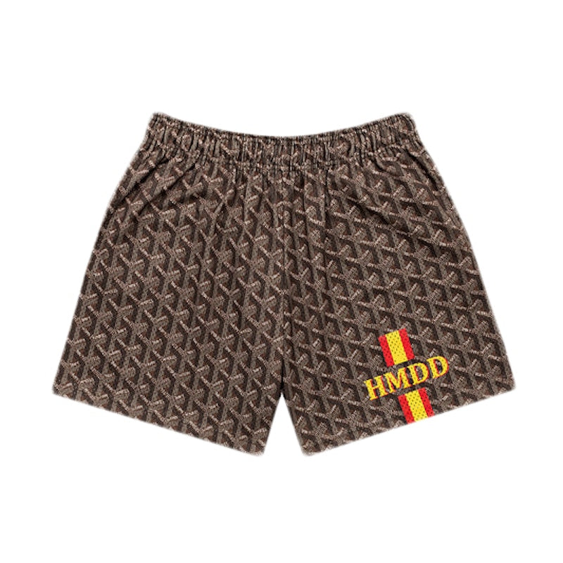 Happy Memories Don't Die Maison HMDD Basketball Shorts Brown