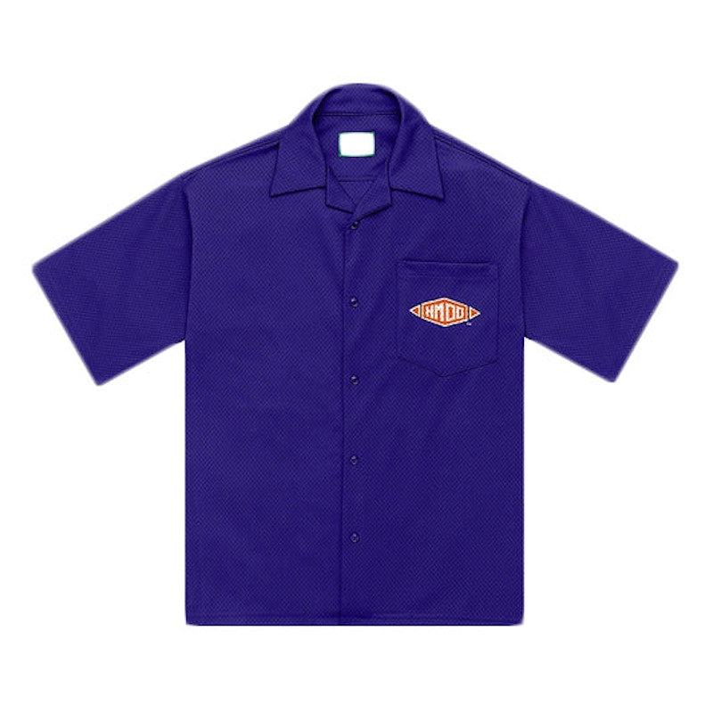Happy Memories Don't Die Mesh Button Up Purple