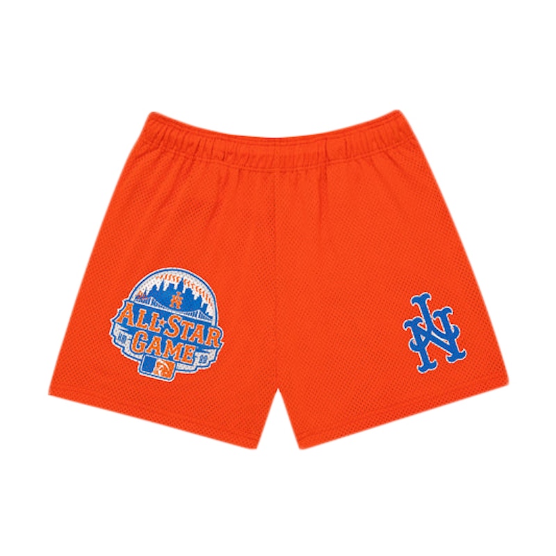 Happy Memories Don't Die Mets Basketball Shorts Orange