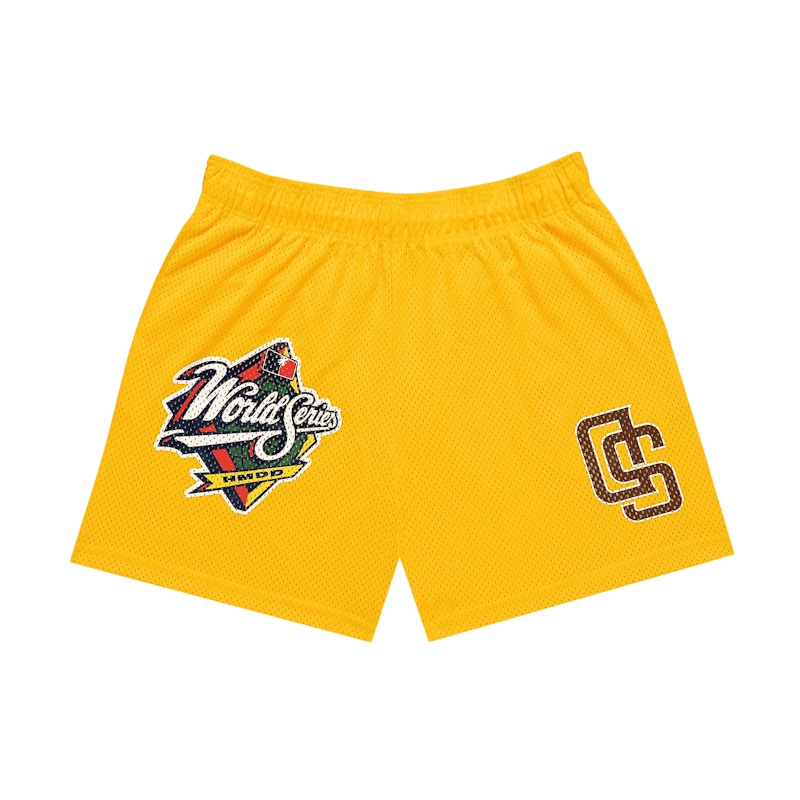 Happy Memories Don't Die Padre$ Basketball Short Gold