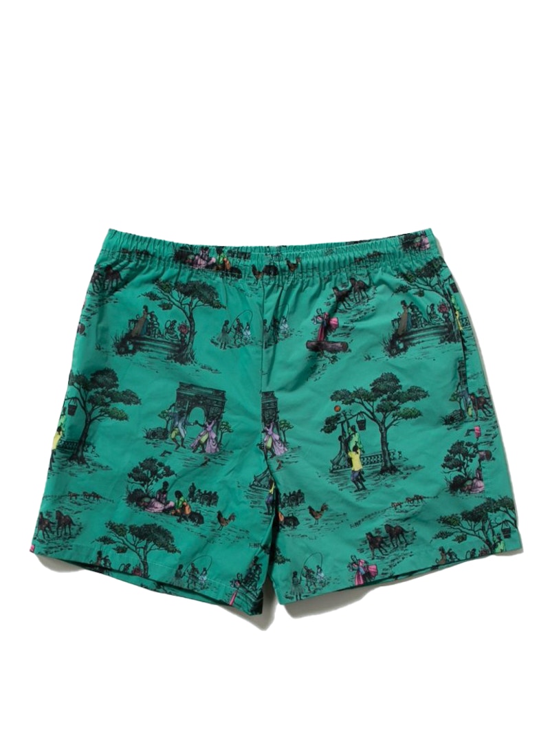 Harlem Toile x Union Hawaiian Short Green