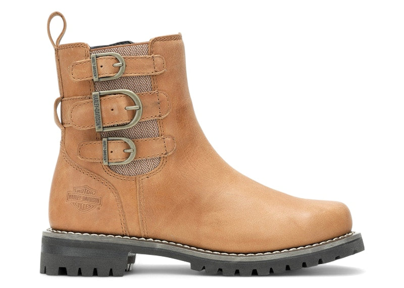 Harley-Davidson Beasley 6" Strap Boots Tan Brown (Women's)