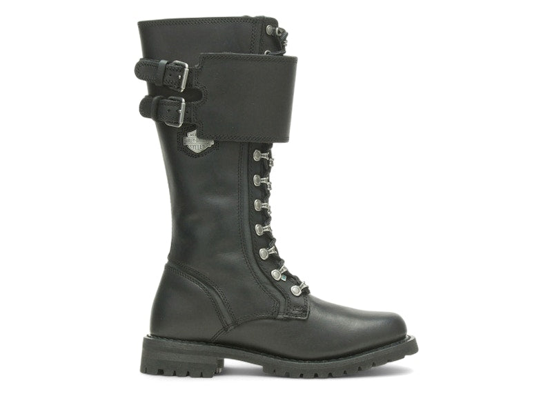 Harley-Davidson Grimes 12" Lace Boots Black (Women's)