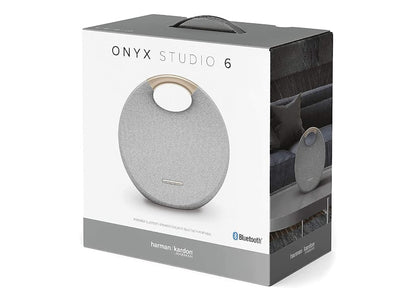 Harman Kardon Onyx Studio 6 Wireless IPX7 Waterproof Bluetooth Speaker HKOS6GRYAM Grey