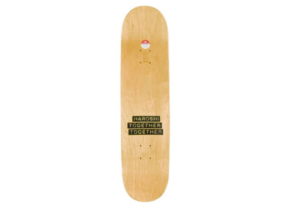 Haroshi x Together Together Tiger Skate Deck White
