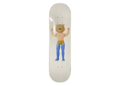 Haroshi x Together Together Tiger Skate Deck White
