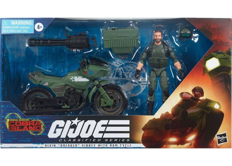 Hasbro G.I. JOE Classified Series Breaker with RAM Cycle Action Figure