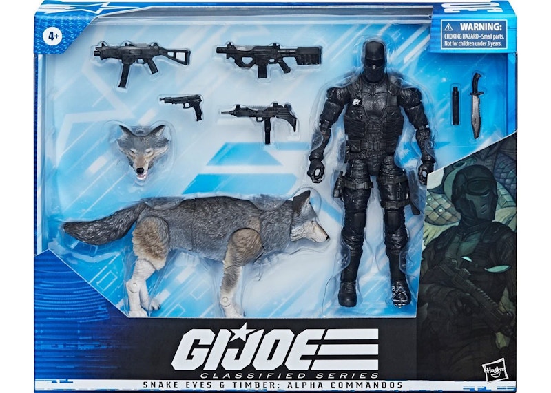 Hasbro G.I. JOE Classified Series Snake Eyes & Timber: Alpha Commandos Action Figure