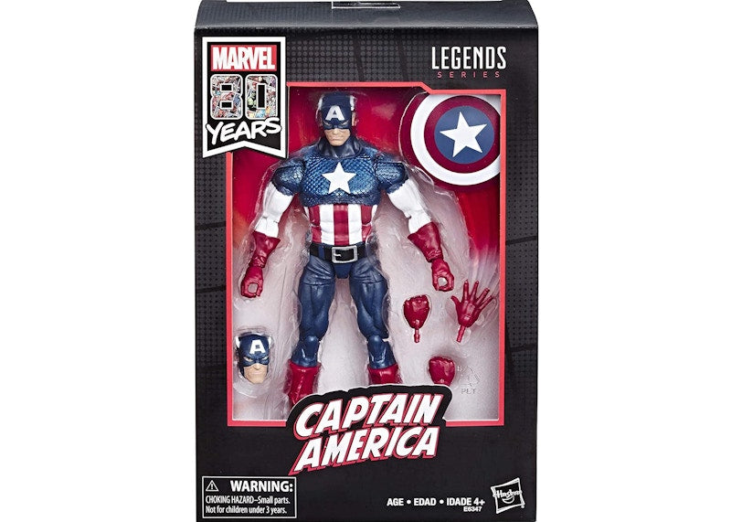 Hasbro Marvel Legends 80th Anniversary Captain America Action Figure