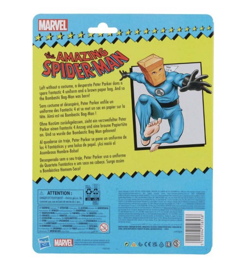 Hasbro Marvel Legends Amazing Spider-Man Bombastic Bag-Man Target Exclusive Action Figure