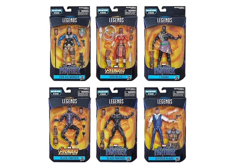 Hasbro Marvel Legends Black Panther Set - M Baku BAF Action Figure