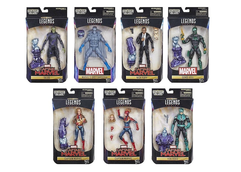 Hasbro Marvel Legends Captain Marvel Set - Kree Sentry BAF Action Figure