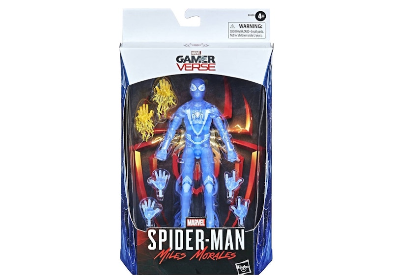 Hasbro Marvel Legends Gamerverse Spider-Man Miles Morales Gamestop Exclusive Action Figure