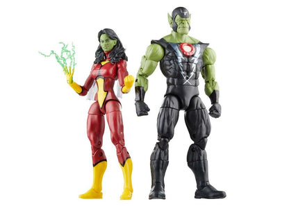 Hasbro Marvel Legends Seires Avengers 60th Anniversary Skrull Queen & Super Skrull Action Figure 2-Pack