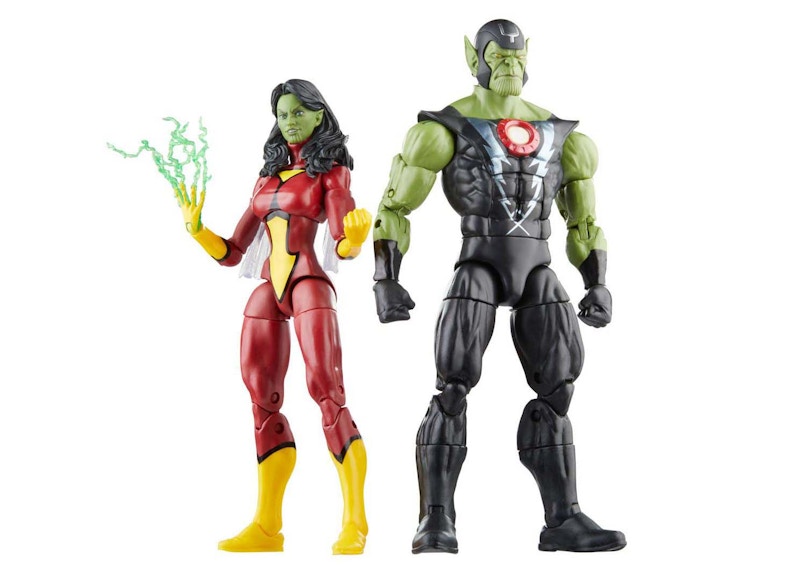 Hasbro Marvel Legends Seires Avengers 60th Anniversary Skrull Queen & Super Skrull Action Figure 2-Pack
