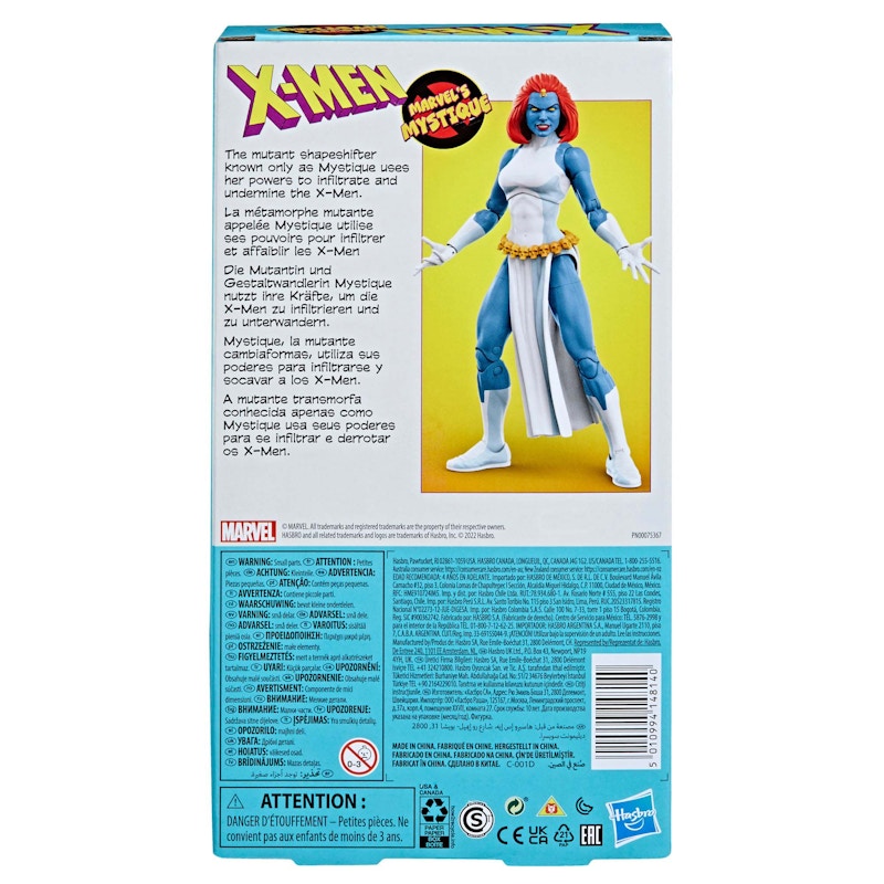 Hasbro Marvel Legends Series 90s Animated Series X-Men Marvel's Mystique Action Figure