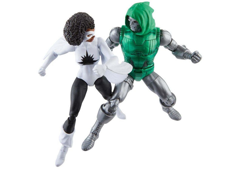 Hasbro Marvel Legends Series Avengers 60th Anniversary Captain Marvel vs. Doctor Doom Action Figure 2-Pack