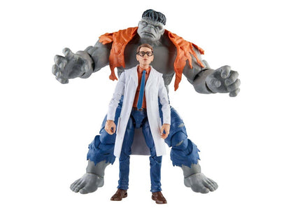 Hasbro Marvel Legends Series Avengers 60th Anniversary Gray Hulk & Dr. Bruce Banner Action Figure 2-Pack