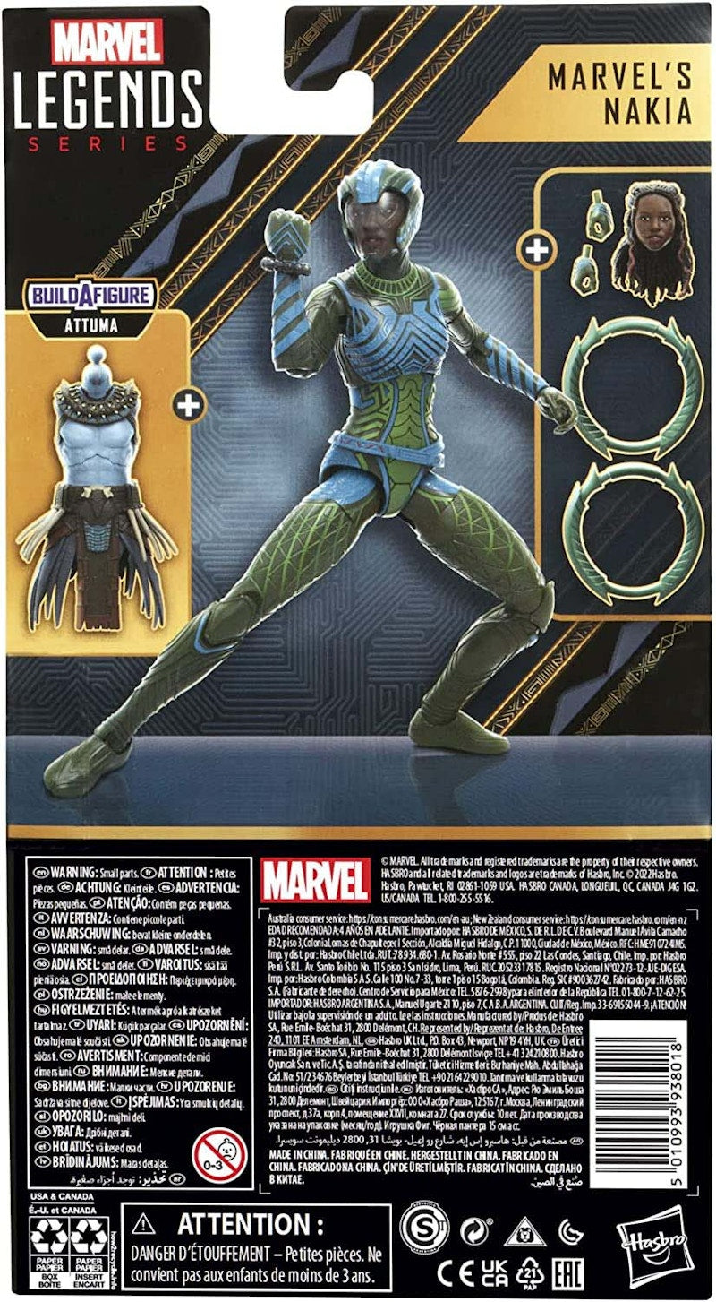 Hasbro Marvel Legends Series Black Panther Wakanda Forever Marvel's Nakia Action Figure