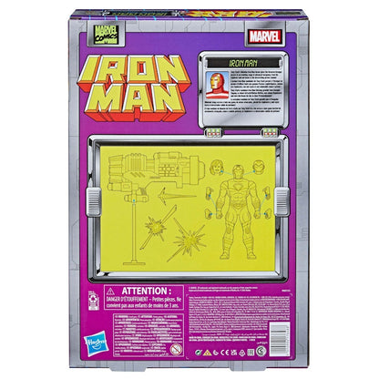 Hasbro Marvel Legends Series Deluxe Retro Iron Man Hasbro Pulse Exclusive Action Figure Set