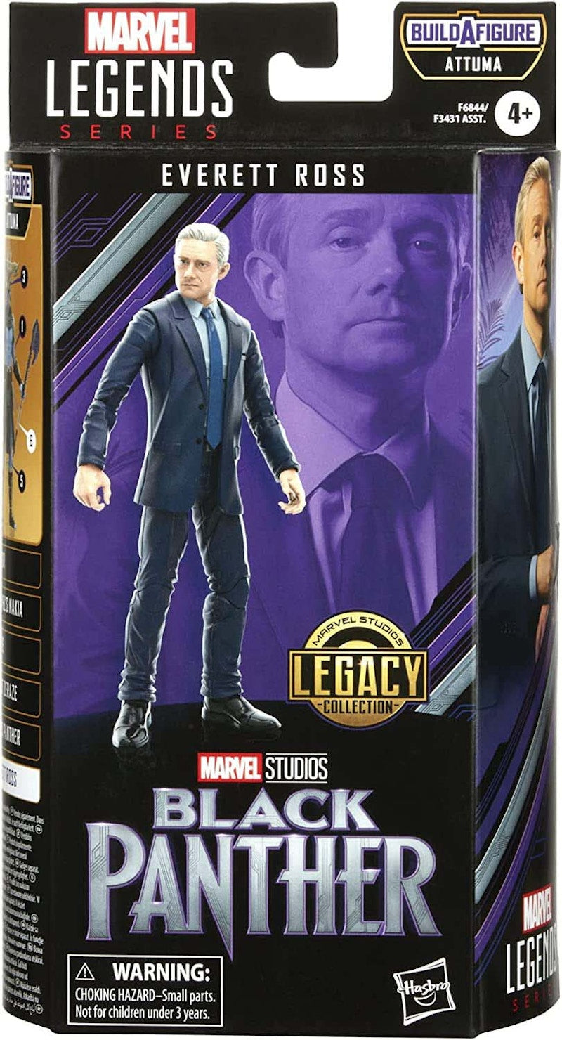 Hasbro Marvel Legends Series Legacy Collection Black Panther Everett Ross Action Figure