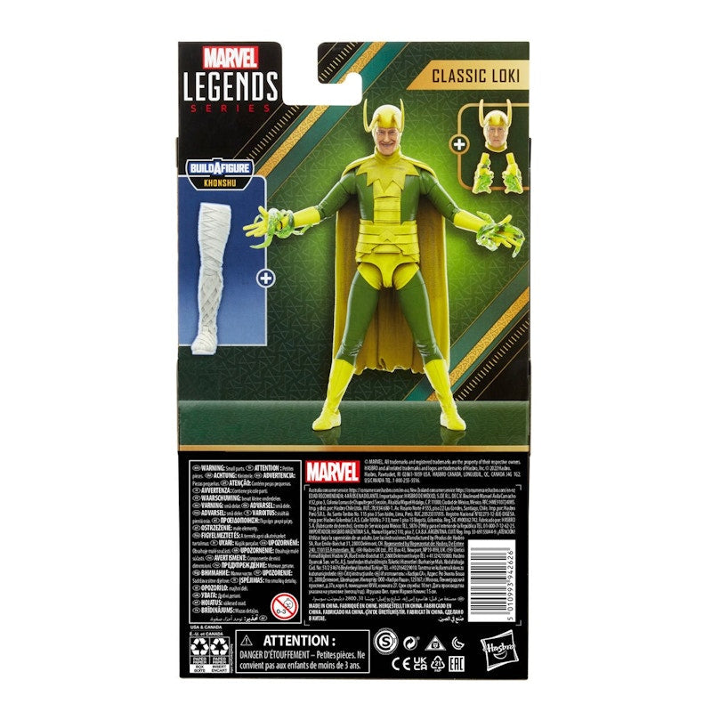 Hasbro Marvel Legends Series Loki Classic Loki Action Figure