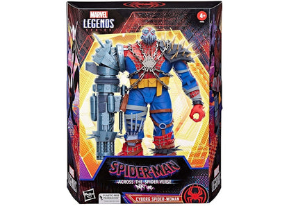 Hasbro Marvel Legends Series Spider-Man Across the Spider-Verse Cyborg Spider-Woman Deluxe Action Figure