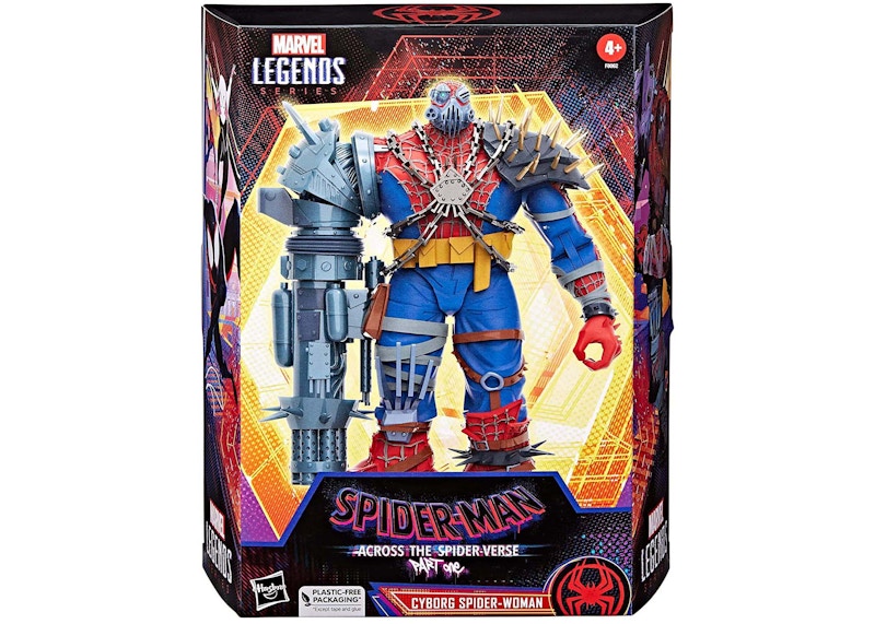 Hasbro Marvel Legends Series Spider-Man Across the Spider-Verse Cyborg Spider-Woman Deluxe Action Figure