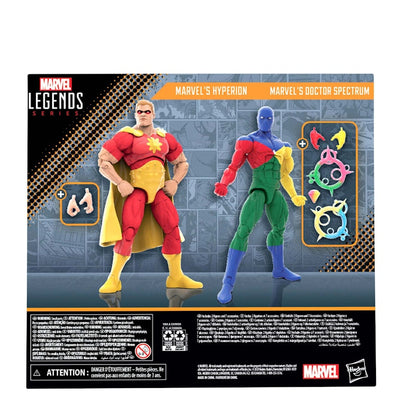 Hasbro Marvel Legends Series Squadron Supreme Hyperion and Doctor Spectrum Action Figure 2-Pack