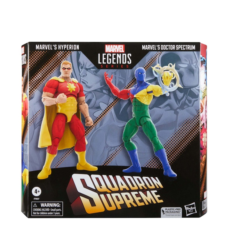 Hasbro Marvel Legends Series Squadron Supreme Hyperion and Doctor Spectrum Action Figure 2-Pack