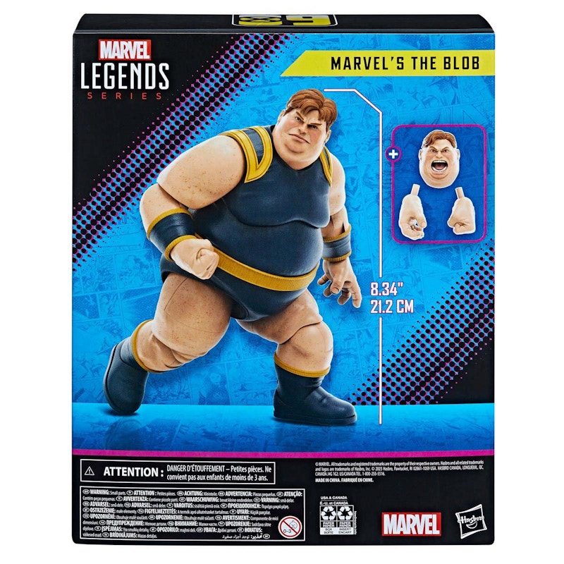 Hasbro Marvel Legends Series X-Men 60th Anniversary Marvel's the Blob Action Figure