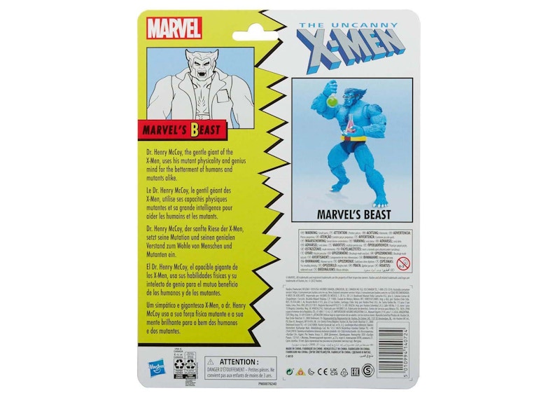 Hasbro Retro Marvel Legends The Uncanny X-Men Marvel's Beast Action Figure