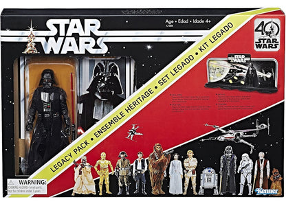 Hasbro Star War The Black Series Darth Vader 40th Anniversary Legacy Pack Action Figure Black