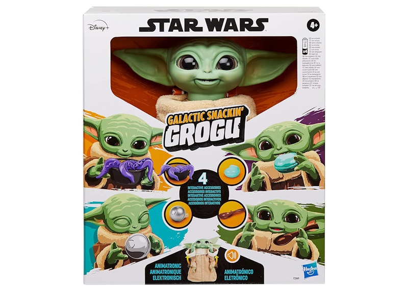 Hasbro Star Wars Galactic Snackin’ Grogu 9.25 Inch Animatronic Toy