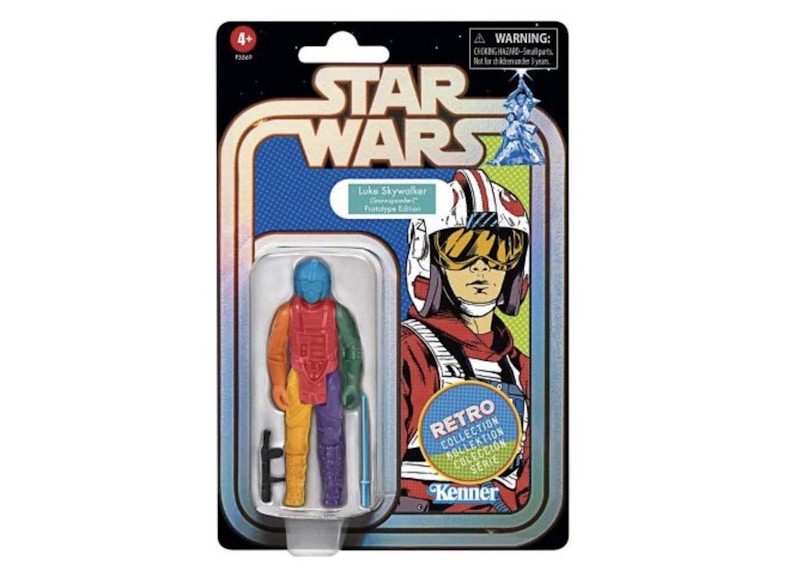 Hasbro Star Wars Retro Collection Luke Skywalker (Snowspeeder) Prototype Edition Target Exclusive Action Figure Multi