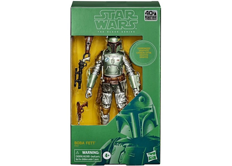 Hasbro Star Wars The Black Series Boba Fett Carbonized Action Figure Green
