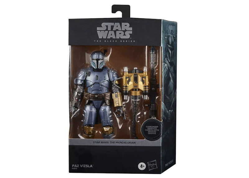 Hasbro Star Wars The Black Series Carbonized Collection Paz Vizsla Action Figure