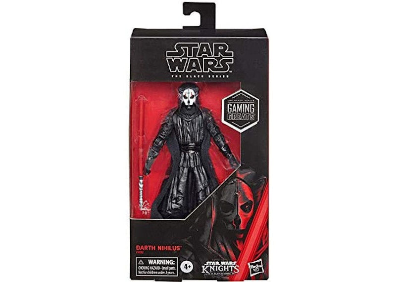 Hasbro Star Wars The Black Series Darth Nihilus Gaming Greats Action Figure Black