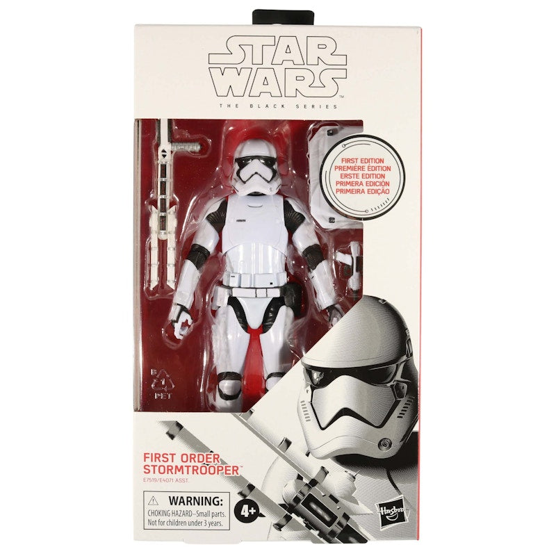 Hasbro Star Wars The Black Series First Order Stormtrooper First Edition Action Figure