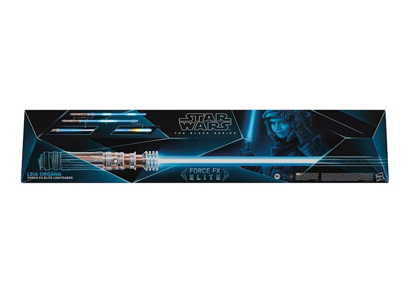 Hasbro Star Wars The Black Series Leia Organa Force FX Elite Lightsaber Blue